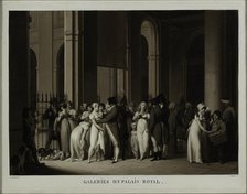 Les Galeries du Palais Royal, 1809. Creator: Boilly, Louis-Léopold (1761-1845).