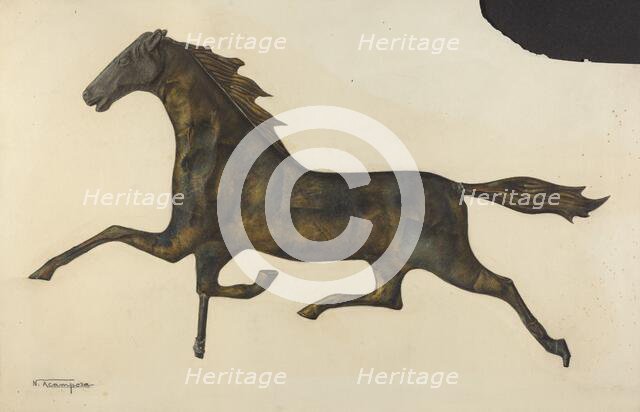 Weather Vane Finial, c. 1938. Creator: Nicholas Acampora.