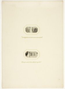 Study for a plate from The Triumphs of Temper, in the 1796 Royal Engagements Pocket Book, c. 1795. Creator: Thomas Stothard.