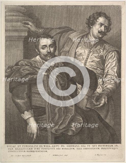 Lucas and Cornelius van Wael, 1646. Creator: Wenceslaus Hollar.