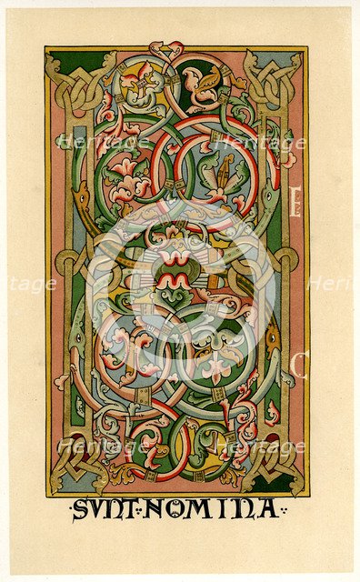 Initial letter 'H', 1148. Artist: Unknown