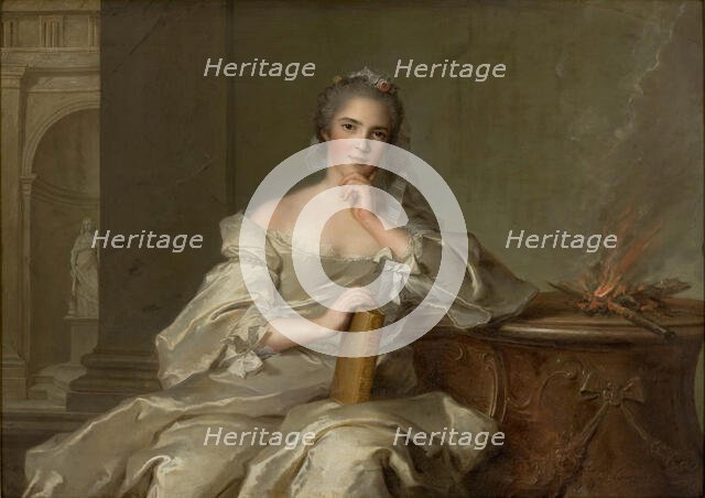 Anne Henriette of France (1727-1752) - The Fire, 1751. Creator: Nattier, Jean-Marc (1685-1766).