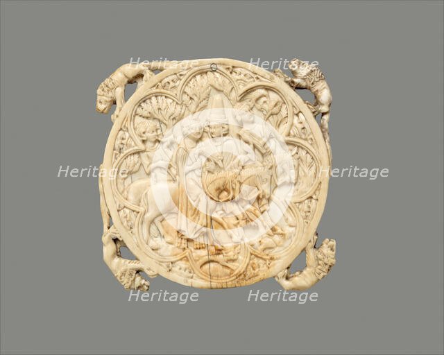 Mirror Case, French, 1350-75. Creator: Unknown.