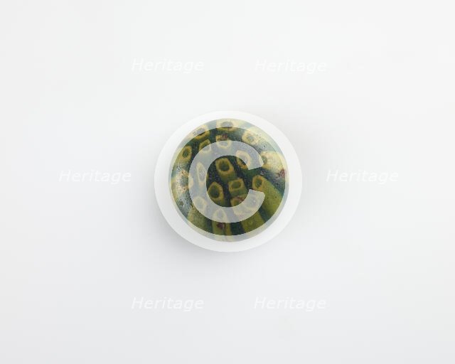 Button bead, Ptolemaic Dynasty to Roman Period, 305 BCE-14 CE. Creator: Unknown.