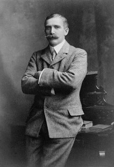 Henry Solomon Wellcome, late 19th-early 20th century.  Creator: Lafayette.