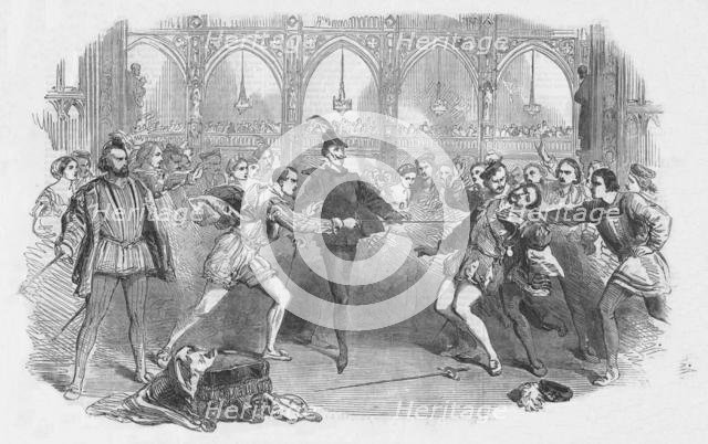 'Scene from Spohr's "Faust", at the Royal Italian Opera', 1852. Creator: Unknown.