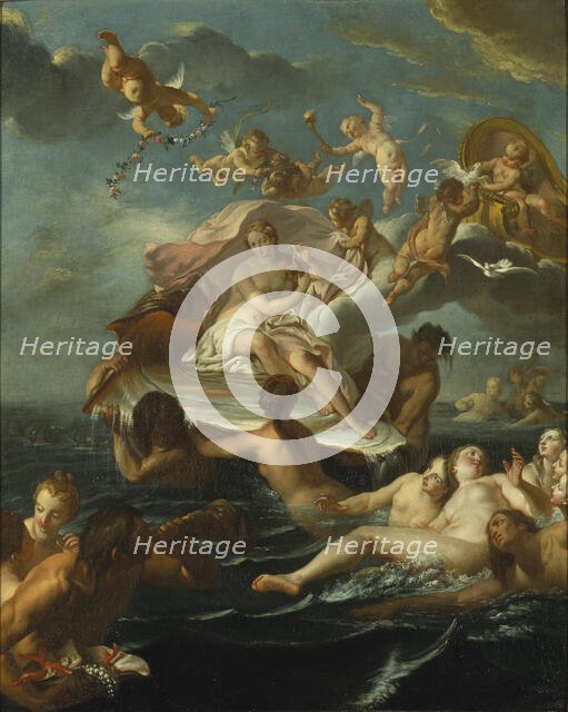 The Birth of Venus, 1732. Creator: Coypel, Noël-Nicolas (1690-1734).