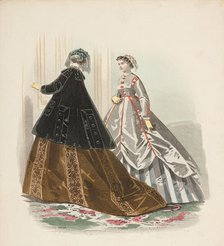 Bow-Bells, Paris Fashions, 1867. Creator: Unknown.