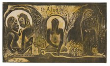 Te atua (The God) from the Noa Noa Suite, 1893/94. Creator: Paul Gauguin.