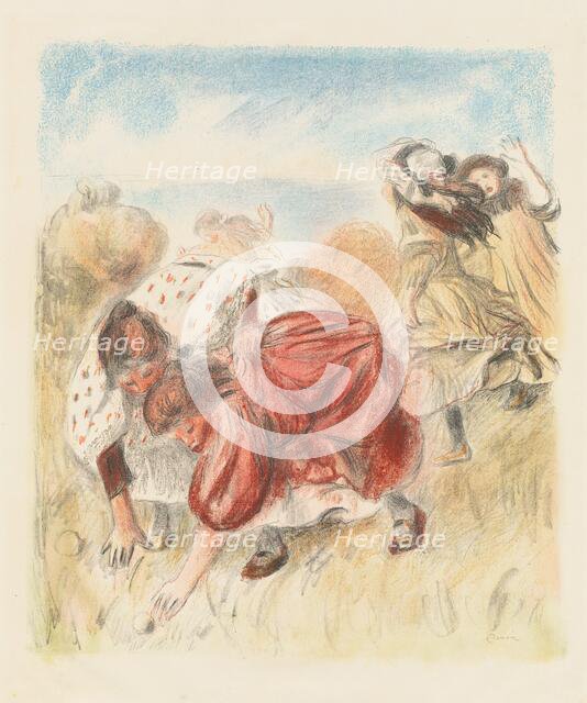 Children Playing Ball (Enfants jouant a la balle), 1900. Creator: Pierre-Auguste Renoir.