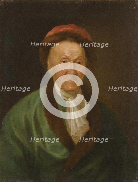 Portrait of Abraham Pavlovich Veselovsky (1685-1783), 1780s. Creator: Anonymous.