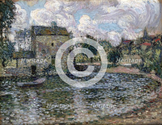 'The Mill, Montreuil-Bellay', 1914. Artist: Henri Eugene Le Sidaner