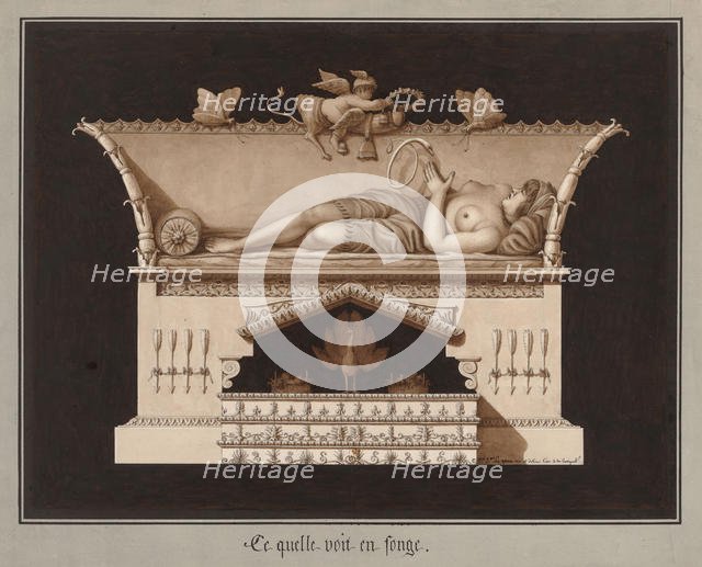 Ce quelle voit en songe, ca 1794. Creator: Lequeu, Jean-Jacques (1757-1826).
