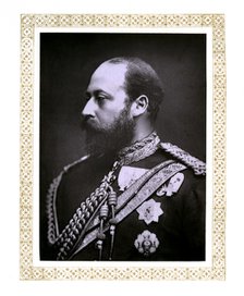 The Prince of Wales, c1888.Artist: Alexander Bassano