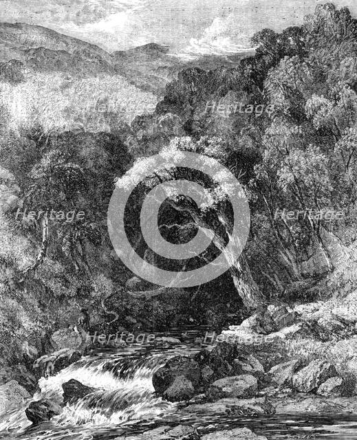 "Ravine in Glen Tilt" - painted by W. Bennett - from the Exhibition of the New Society of Painters i Creator: Edmund Evans.