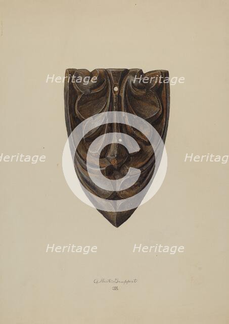 Crowning Leaf, 1938. Creator: Albert Geuppert.