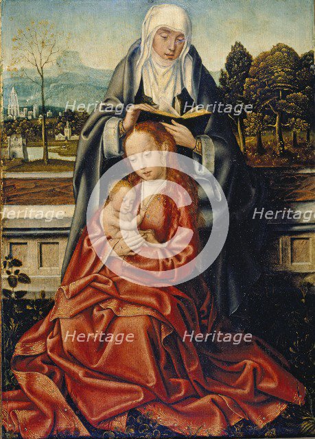 The Virgin and Child with St Anne, 15th century. Artists: Unknown, Virgin Mary.