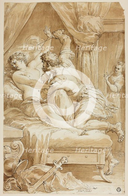 Rape of Lucretia, 1795. Creator: Giuseppe Cades.