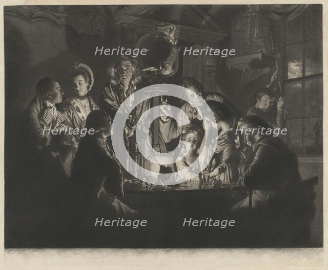 A Philosopher Shewing an Experiment on the Air Pump, 1769. Creator: Valentine Green.