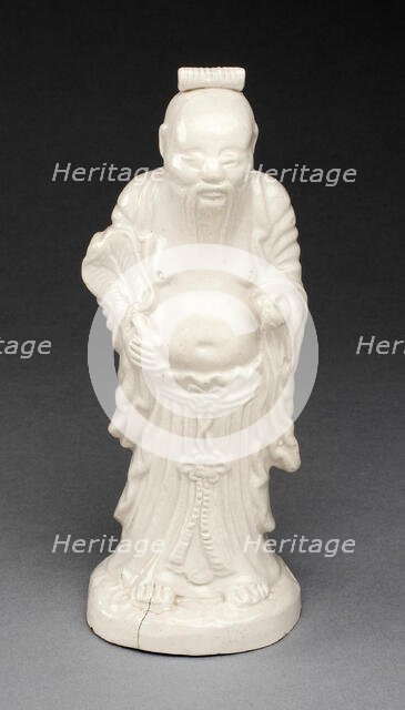 Figure of a Sage, Staffordshire, c. 1750. Creator: Staffordshire Potteries.