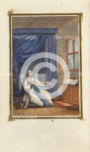 Letters of Abelard and Heloise, 1782. Artist: Anonymous  