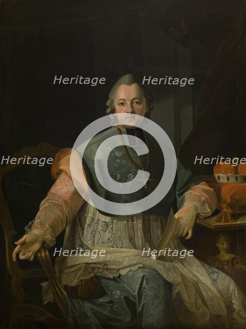 Portrait of Bishop Ignacy Krasicki, 1838. Creator: Aleksander Skalski.