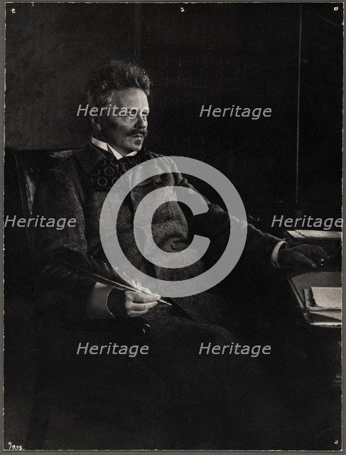 August Strindberg Artist: Anderson, Herman (active Early 20th cen.)