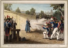 The Execution of Marshal Michel Ney near the Luxembourg Garden on 7 December 1815, 1816. Artist: Goubaud, Innocent Louis (1780-1847)