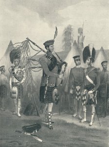 'Piper, 93rd Sutherland Highlanders', c19th century (1909). Artist: Unknown.