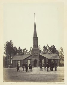 Poplar Grove Church, 1860/64. Creator: Alexander Gardner.