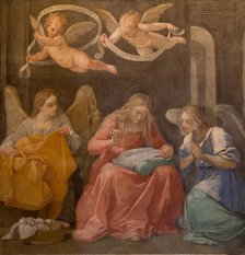 The Madonna Sewing, 1609-1610. Creator: Reni, Guido (1575-1642).