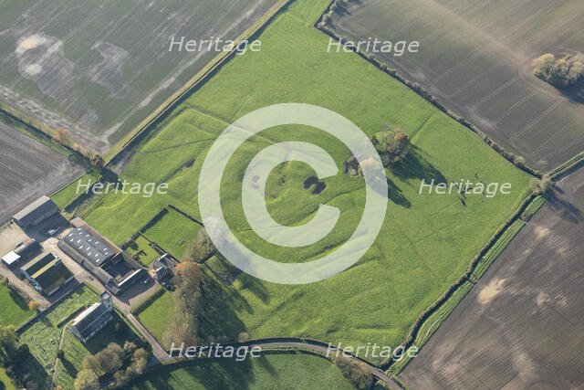 Earthwork remains of Swine Cistercian nunnery, East Riding of Yorkshire, 2023. Creator: Robyn Andrews.
