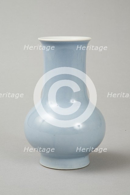 Clair de lune monochrome vase, 19th century. Artist: Unknown.