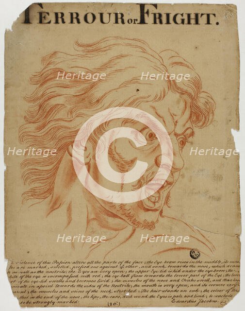 Terrour (sic) or Fright, after 1698. Creator: Eduardus Jacobus.