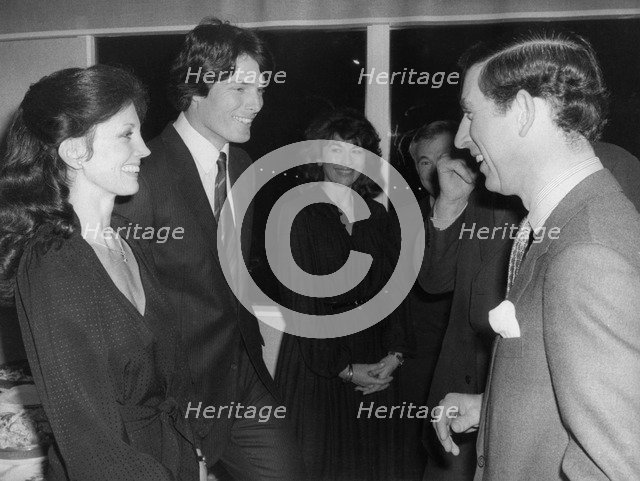 Prince Charles attends a showing of the film 'Red Dust' at the National Film Theatre, London, 1980. Creator: Unknown.