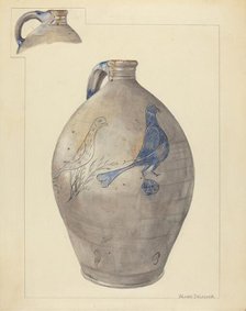 Jug, c. 1940. Creator: Yolande Delasser.