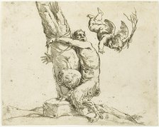 Cupid Punishing a Satyr, n.d. Creator: Jusepe de Ribera.