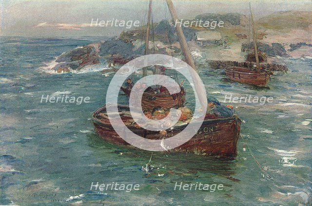 'A Ground Swell, Carradale, Argyll', c1883. Artist: William McTaggart.