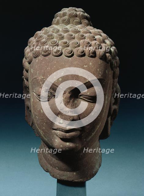 Head of Buddha, 400s. Creator: Unknown.