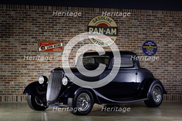 Ford Coupe Custom 1934. Artist: Simon Clay.