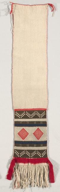 "Hopi Brocade" Style Dance Sash, c. 1874-1885. Creator: Unknown.