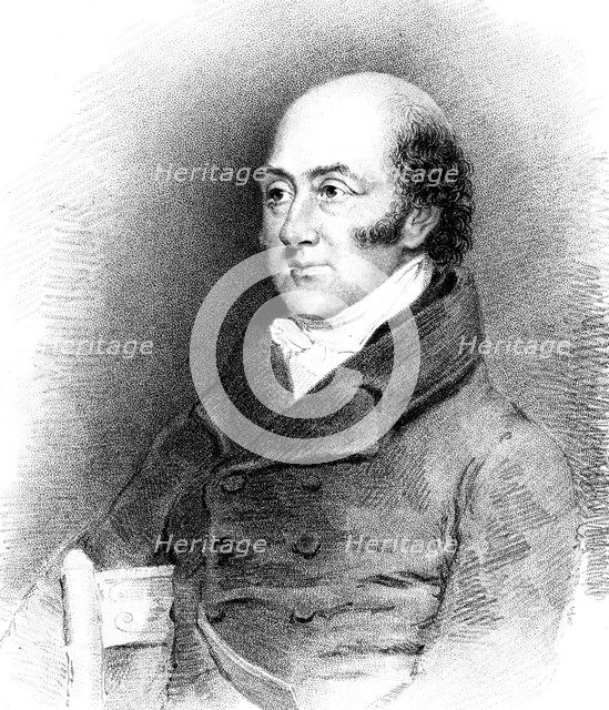 George Canning, British statesman, 1824.Artist: FC Lewis