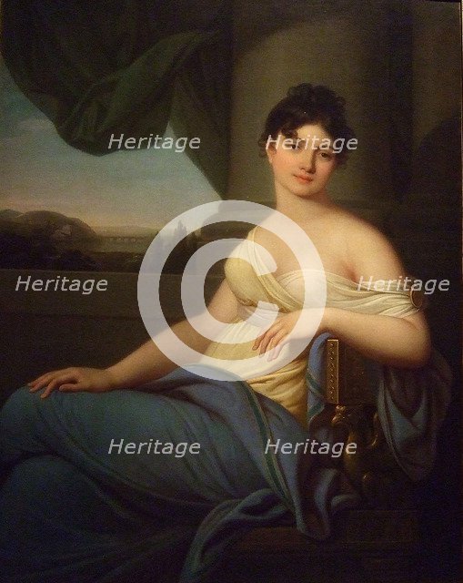 Portrait of Maria Antonovna Naryshkina, 1807. Artist: Grassi, Józef (1757-1838)