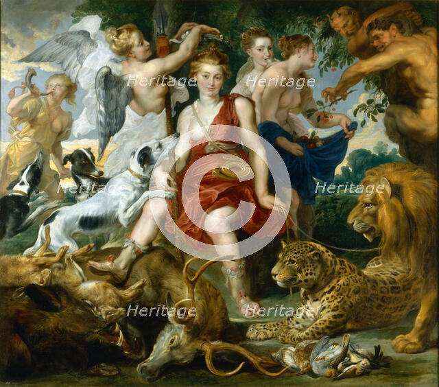Coronation of Diana, before 1620. Creator: Rubens; Pieter Paul (1577-1640).