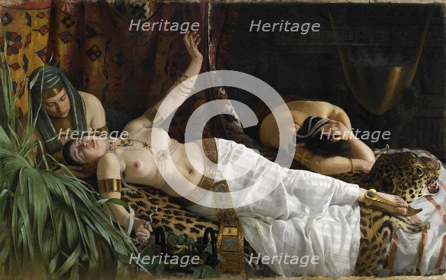 The Death of Cleopatra, ca 1878.