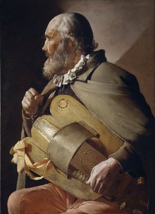 Blind Hurdy-Gurdy Player, 1610-1630. Artist: La Tour, Georges, de (1583-1652)