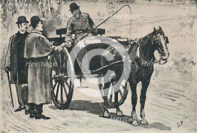 'We Got Off, Paid Our Fare.', 1892. Artist: Sidney E Paget.