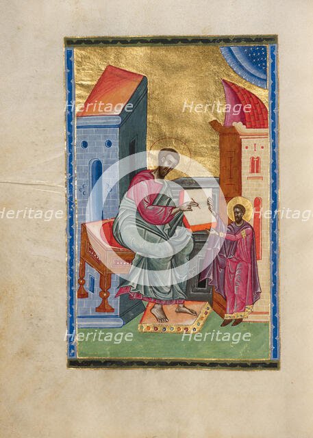 Saint Luke, 1637-1638. Creators: Malnazar, Aghap'ir.