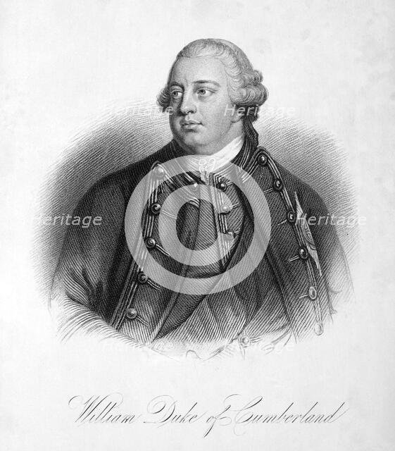 William Duke of Cumberland, c1740-c1765, (1834-1837).  Creator: Samuel Freeman.