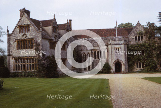 Athelhampton House, Early Tudor Medieval Manor, Dorset, 20th century. Artist: CM Dixon.